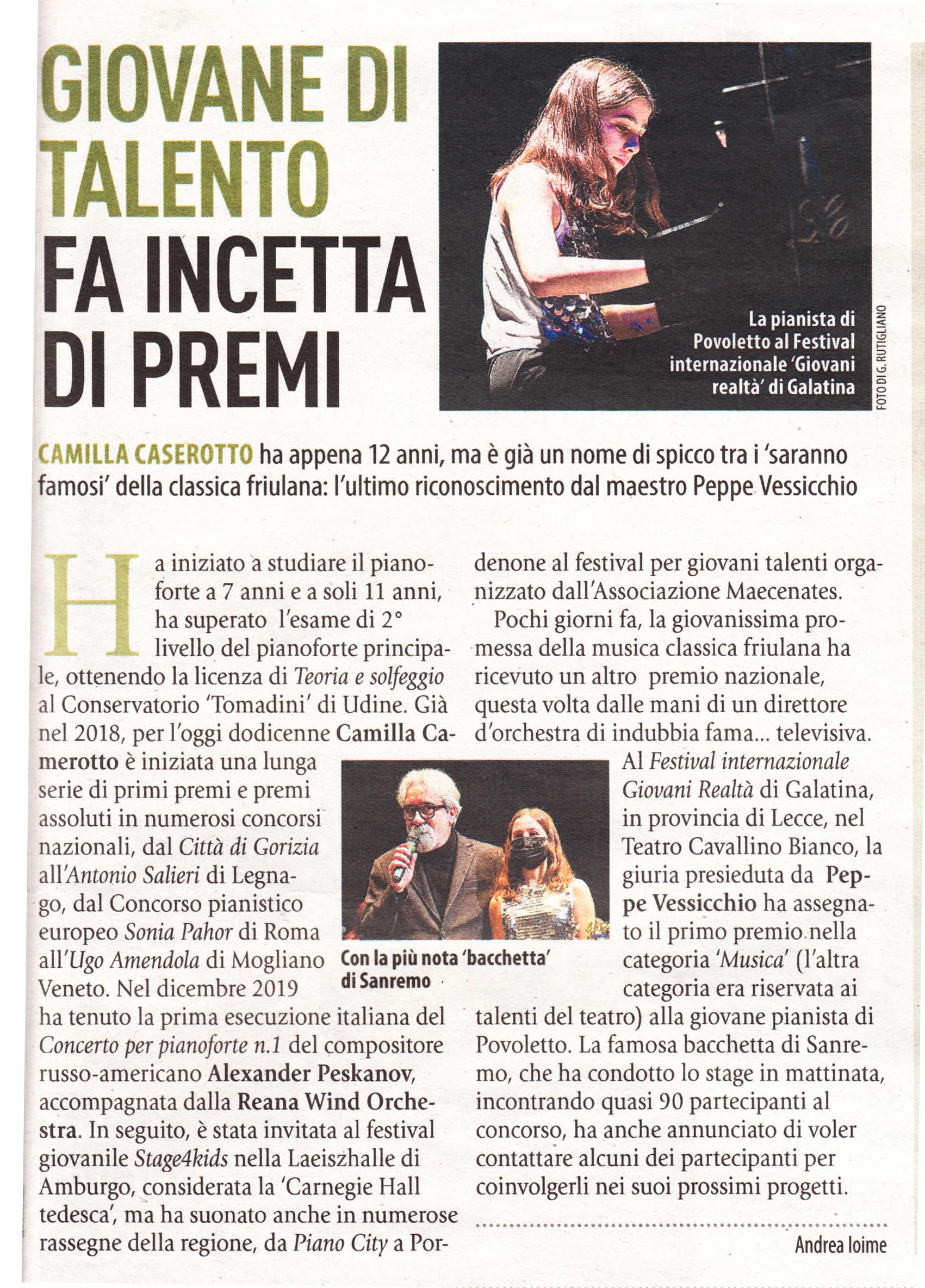 Camilla Camerotto - Magister Musicae