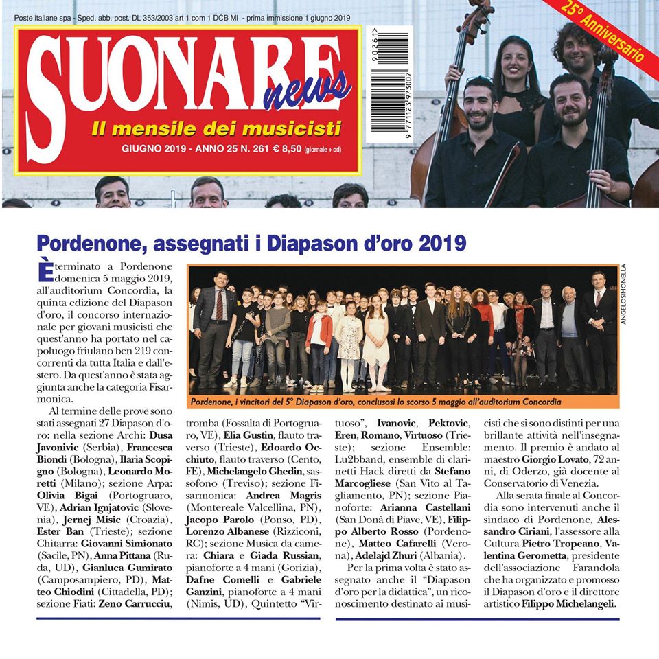 Sionare news - Magister Musicae
